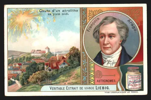 Sammelbild Liebig, Astronomes, Francois Arago