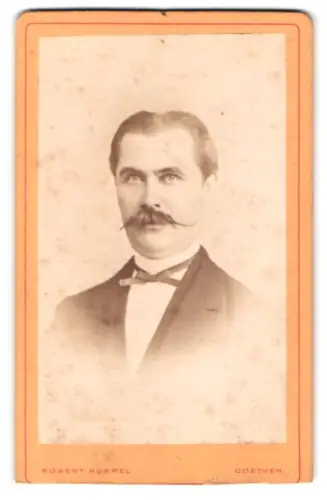 Fotografie Robert Hummel, Coethen, Porträt des Herrn Reinholf Krehs, Pirna