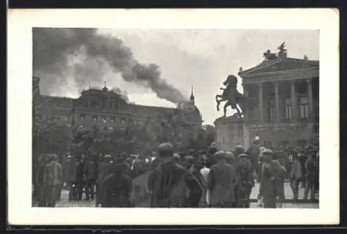 AK Wien, Der brennende Justizpalast