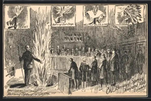 AK Niagara Falls, Old Burning Spring