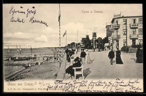 AK Cranz, Corso und Seesteg