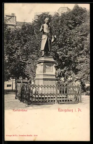 AK Königsberg i. Pr., Immanuel Kant-Denkmal