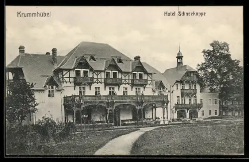 AK Krummhübel, Ansicht vom Hotel Scheekoppe