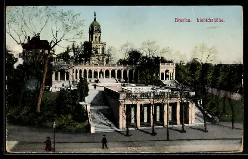 AK Breslau, Anblick der Liebichshöhe