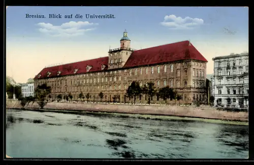AK Breslau, Blick auf die Universität