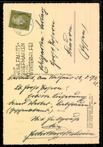 AK Breslau, Ansicht vom Rathaus