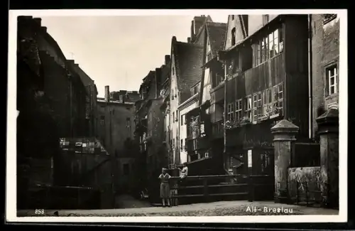 AK Breslau, Partie in der Altstadt