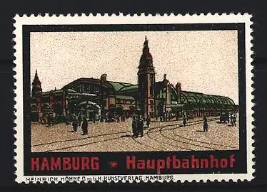 Reklamemarke Hamburg, Hauptbahnhof
