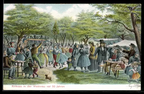 AK Wetterau, Kirmess vor 50 Jahren, Volksfest