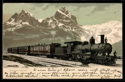 AK Schweizer Eisenbahn Gotthard Express