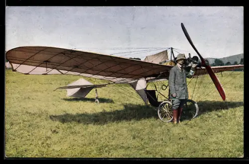 AK Nölle aus Grade-Eindecker, Flugzeug