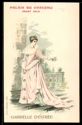 AK Paris, Palais du Costume, Projet Félix, Gabrielle d`Estrée