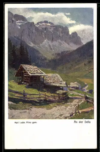 AK Rotes Kreuz Nr. 404: Karl L. Prinz: An der Sella