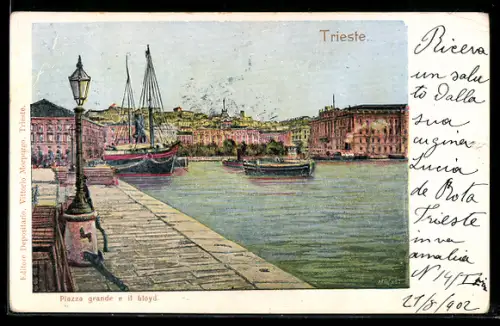 AK Trieste, Piazza grande e il Lloyd
