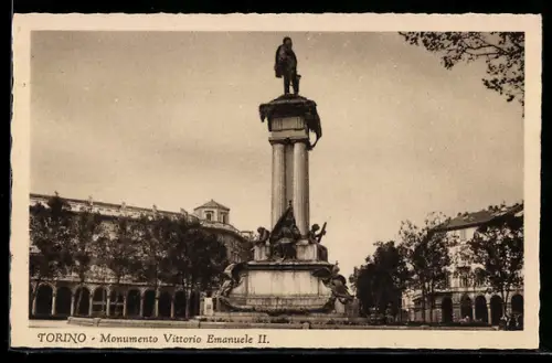 AK Torino, Monumento Vittorio Emanuele II