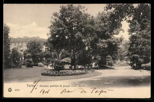 AK Torino, Giardini pubblici di piazza Carlo Felice
