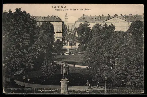 AK Torino, Piazza Carlo Felice e Via Roma