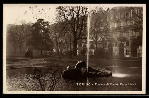 AK Torino, Fontana di Piazza Carlo Felice
