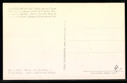 AK Trieste, Palazzo Poste e Telegrafi