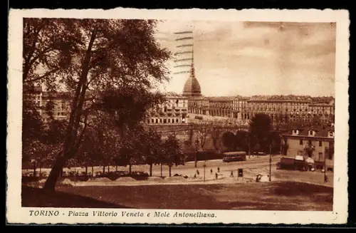AK Torino, Piazza Vittorio Veneto e Mole Antonelliana