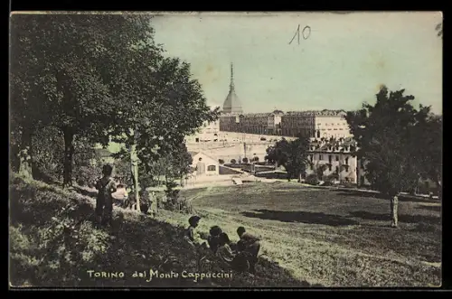 AK Torino, Panorama dal Monte Cappuccini
