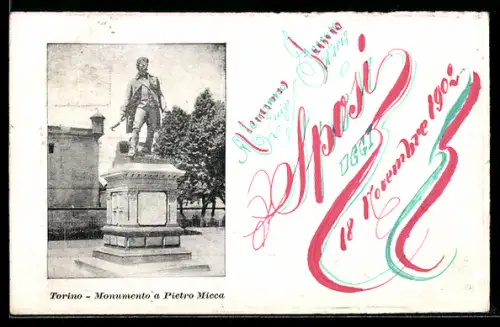 AK Torino, Monumento a Pietro Micca