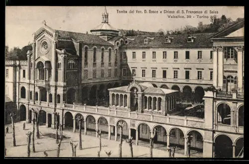AK Torino, Tomba del Ven. D. Bosco e Chiesa di S. Francesco di Sales, Valsalice, 39