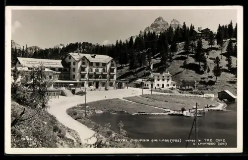 AK Misurina, Hotel Misurina sul Lago verso le Tre Cime