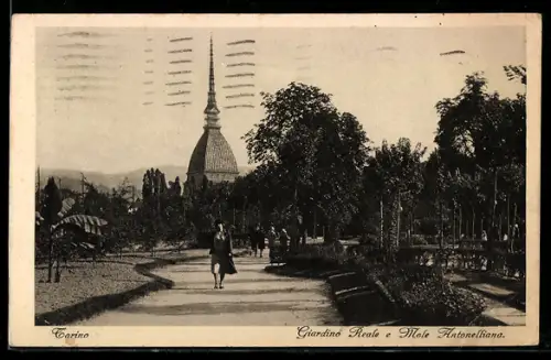 AK Torino, Giardino Reale e Mole Antonelliana