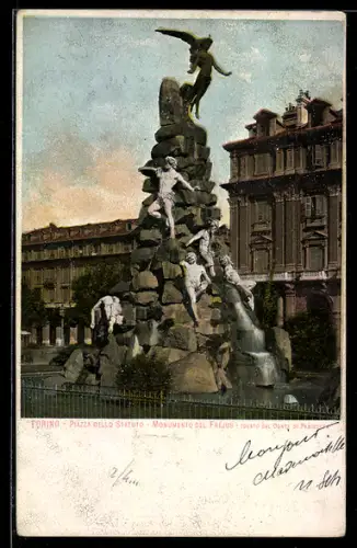 AK Torino, Piazza dello Statuto, Monumento del Frejus