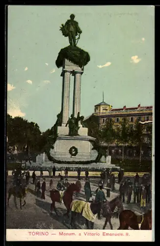 AK Torino, Monumento a Vittorio Emanuele II