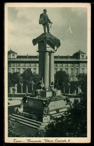 AK Torino, Monumento Vittorio Emanuele II