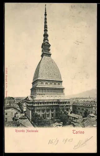 AK Torino, Mole Antonelliana, Ricordo Nazionale