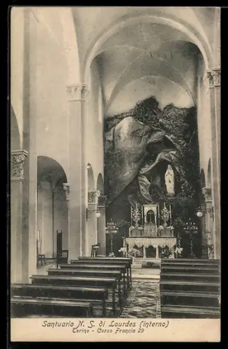AK Torino, Santuario N.S. di Lourdes, interno