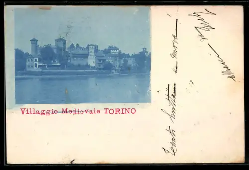 AK Torino, Villaggio Medioevale sul fiume Po