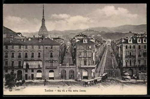 AK Torino, Via Po e Via della Zecca