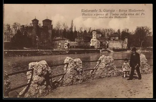 AK Torino, Borgo Medievale e Ristorante S. Giorgio sulla riva del Po