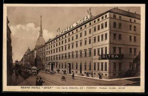 AK Torino, Grand Hotel Sitea, Via Carlo Alberto 25