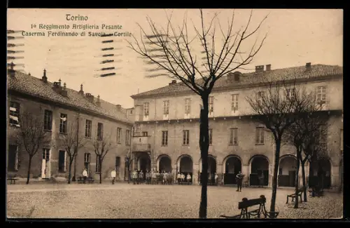 AK Torino, Caserma Ferdinando di Savoia, Cortile