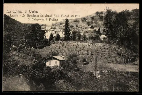 AK Torino, Regalie, Le dipendenze del Grand Hôtel Fiorina nel 1911, Il Chiosco ed il Frutteto