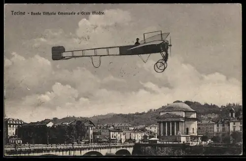 AK Torino, Ponte Vittorio Emanuele e Gran Madre