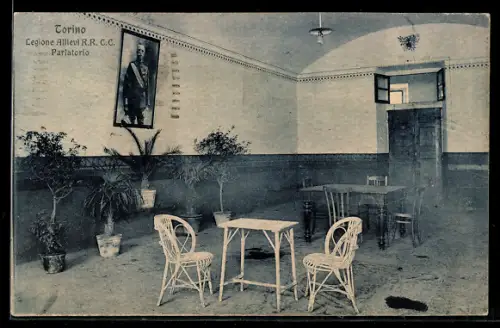 AK Torino, Legione Allievi R.R.C.C., Parlatorio