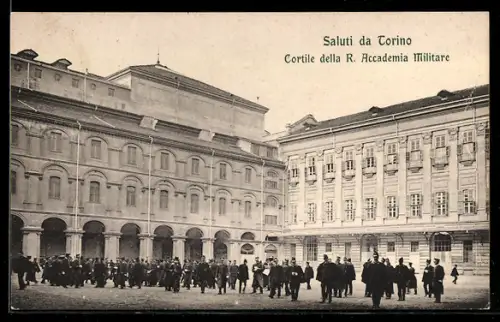 AK Torino, Cortile della R. Accademia Militare