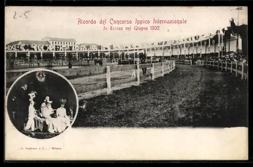 AK Torino, Ricordo del Concorso Ippico Internazionale nel Giugno 1902