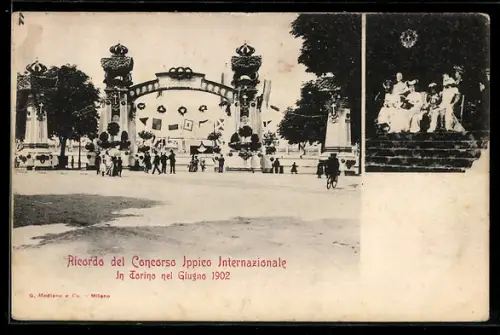 AK Torino, Concorso Ippico Internazionale nel Giugno 1902