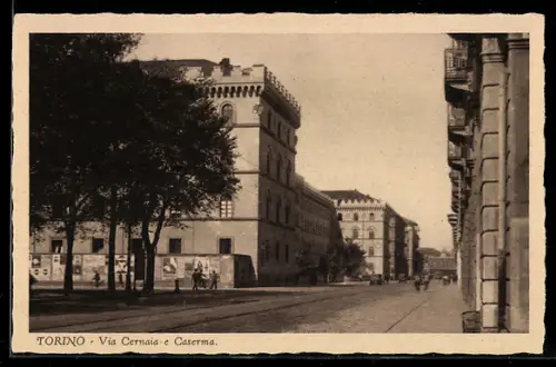 AK Torino, Via Cernaia e Caserma