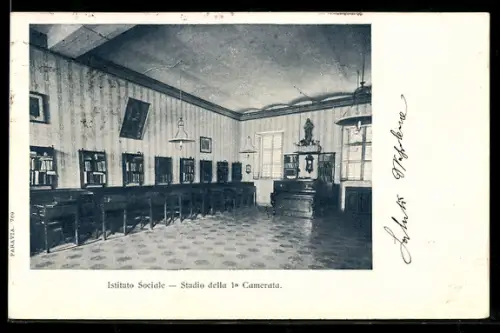 AK Torino, Istituto Sociale, Studio della 1a Camerata