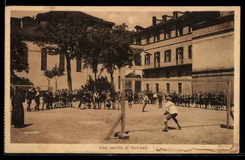 AK Torino, Istituto Sociale, Via Arcivescovado 9, Una partita di foot-ball