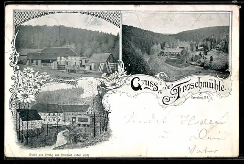AK Eisenberg, Gasthof Froschmühle, Schneidemühle