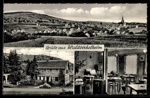 AK Waldböckelheim, Gasthof Rheinischer Hof, Inh. Johann Leibrock